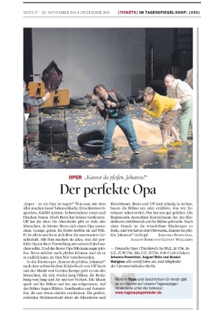 Tagesspiegel Kannst du pfeifen Johanna 001