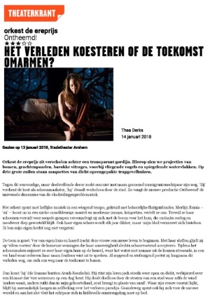Theaterkrant Ontheemd 14januari2018